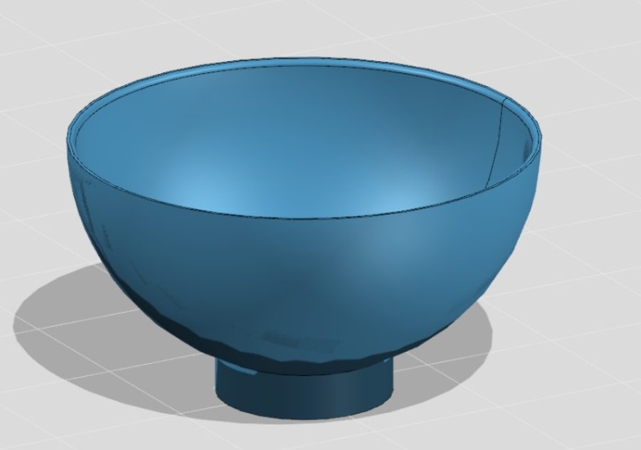 3D design artwork on screen